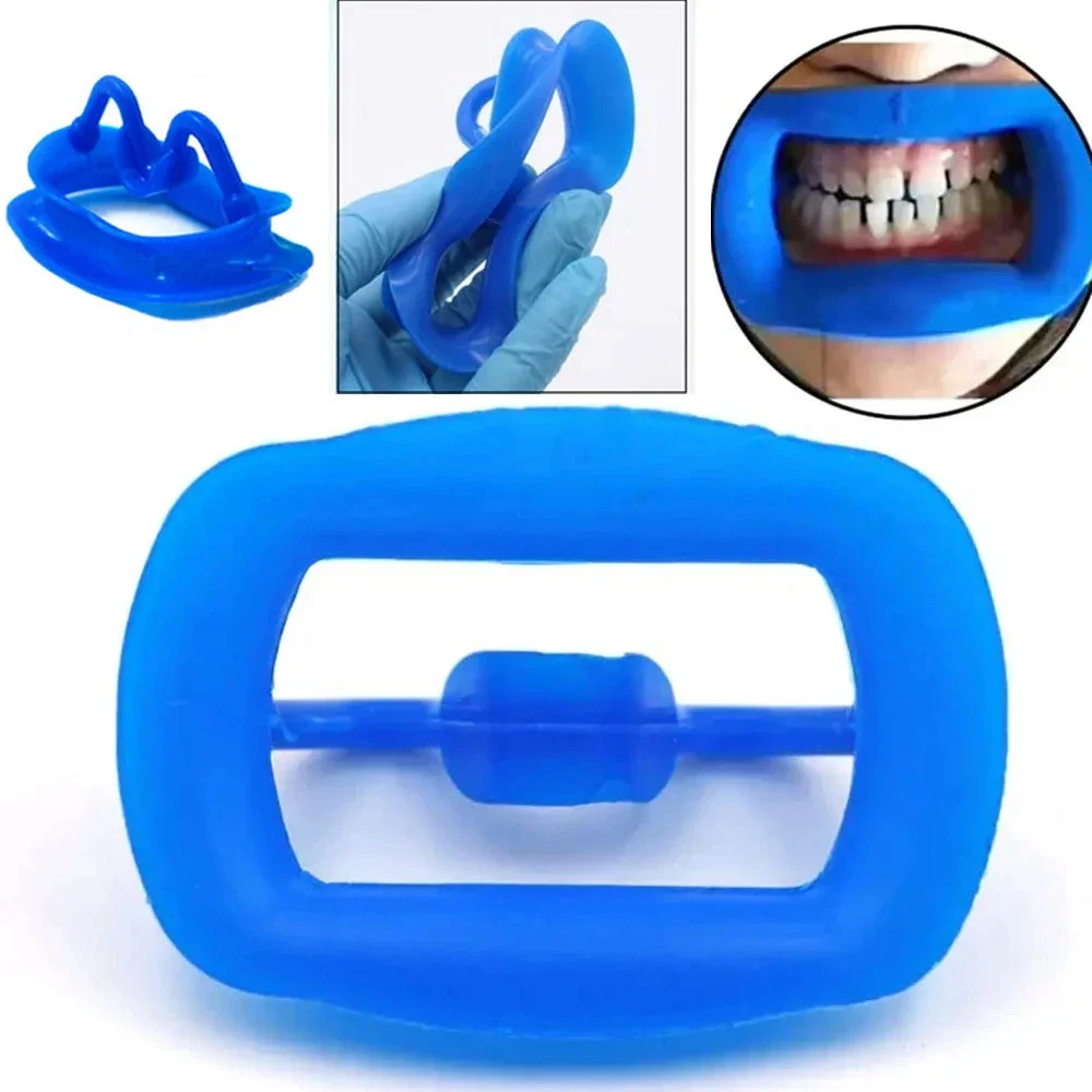 Dental Soft Silicon 4D Lip Cheek Retractor Mouth Opener Cheek Expand Dental Orthodontic Consumables 4 Colors Available