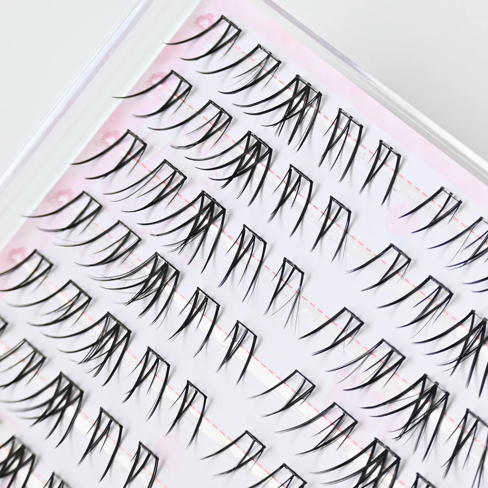 رموش ذاتية اللصق خالية من الغراء Wispy ماغنوليا الرموش الصناعية الملقط أسفل جلدة لتقوم بها بنفسك الرموش ملحقات مجموعات الرموش #5