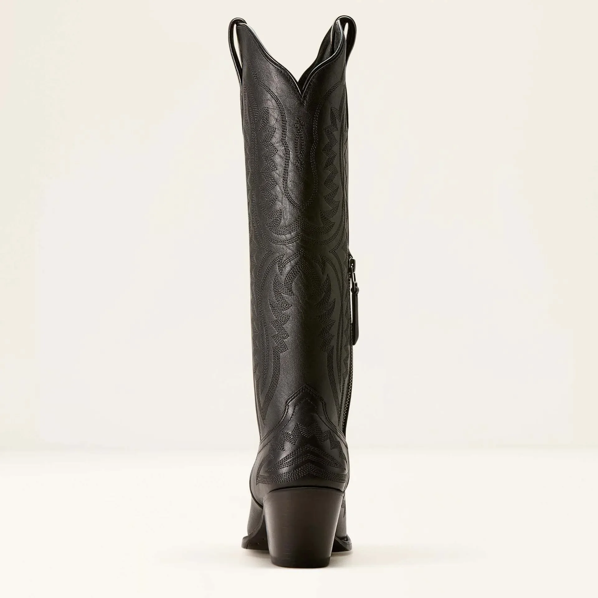 Damen Western Cowboy-Stiefel mit spitzer Zehenpartie, dicken hohen Absätzen, knielang, bestickt, Herbst, Blockabsatz, Retro-Freizeitschuhe – Detail 19