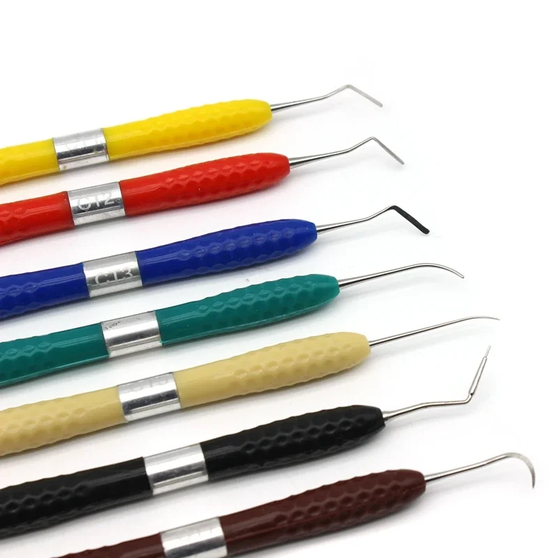 Наполнитель для стоматологической смолы, эстетический нож для восстановления, силиконовая ручка, композитный наполнитель, ремонтный шпатель, стоматологические инструменты, оборудование