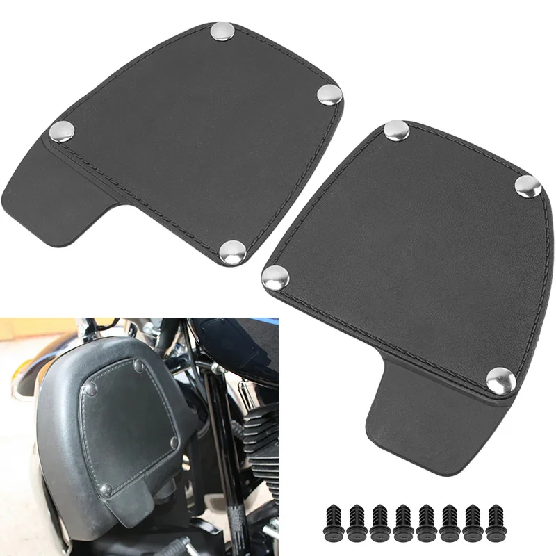 Motorcycle Lower Leg Warmer Vented Fairing Speaker Pods Cover For Harley Touring Road King Electra Street Glide 1983-2013