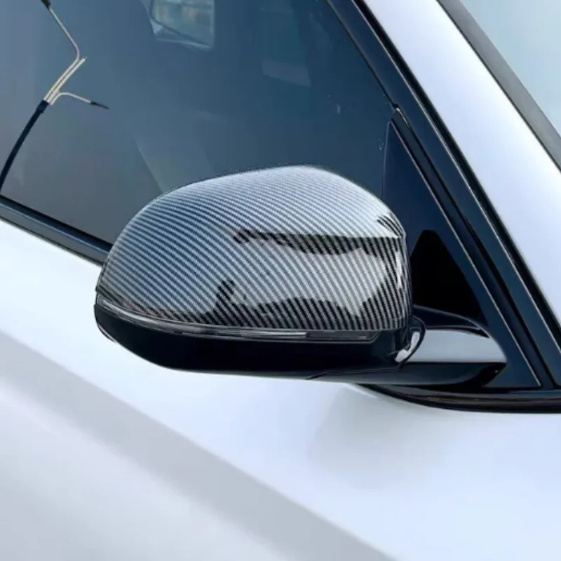 自動車リアビューサイドミラーカバートリムボディキット-bmw-x3-2018-2021-スタイル-abs-カーボンチューニング用