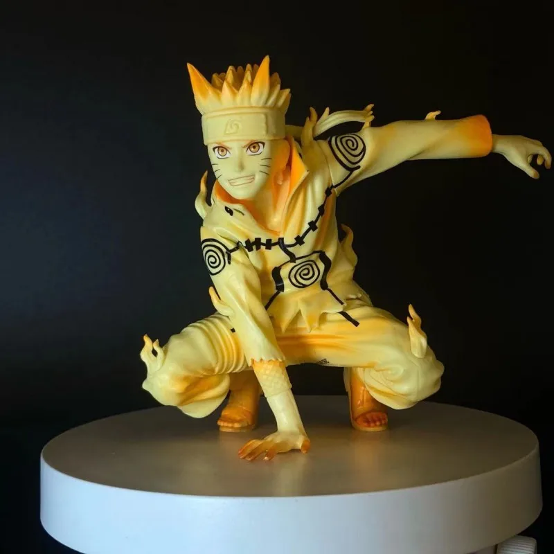 Oryginalny Bandai Naruto Panel widowiskowy Haruno Naruto Uchiha Sasuke Sakura Anime figurka Model figurki zabawki prezent świąteczny