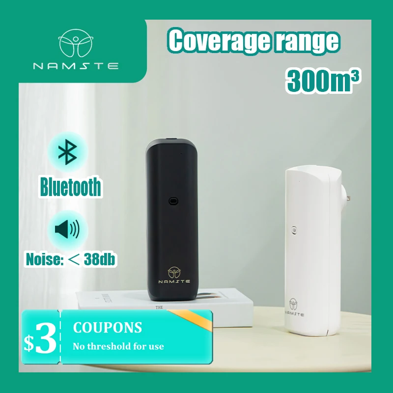 NAMSTE 전기 디퓨저 에센셜 오일 아로마 테라피 기계, 전기 디퓨저 소켓, 블루투스 공기 청정기, 가전 제품