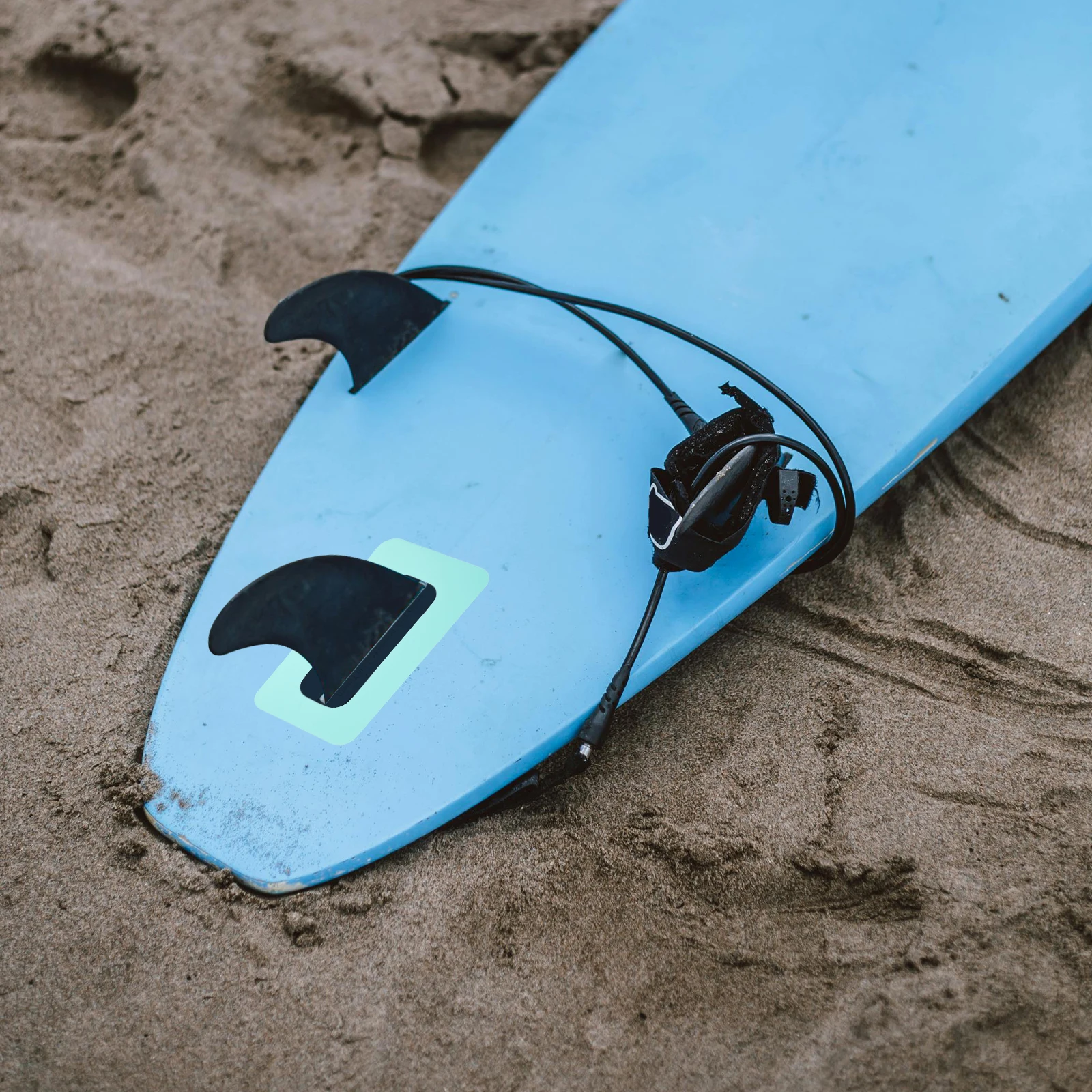 9-Zoll-Ruder Slot Patch Surfbrett Fin Connection SUP Board Zubehör Austauschbarer Fin Box Connector Kunststoff