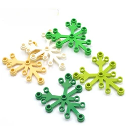 20pcs Small Particle Building Block Parts Forest Plants Branch Large Leaf Trees Leaves Compatible with Lego 2417 DIY Toys