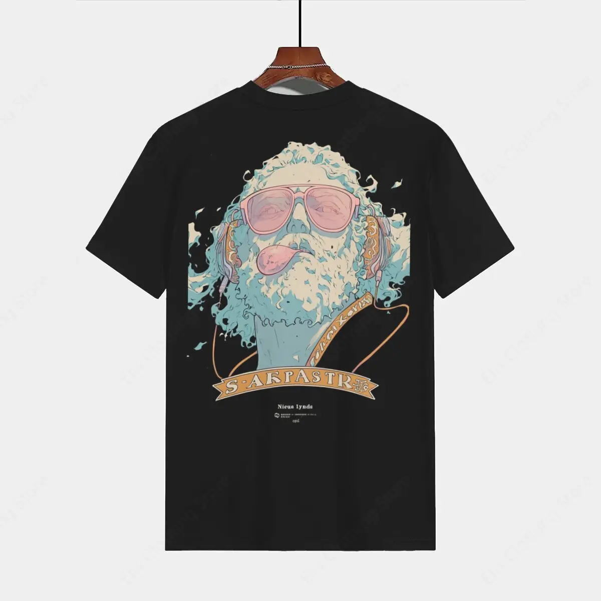 Fashionable and stylish old man sculpture head (3) T-shirts men women casual t-shirts unisex streetwear