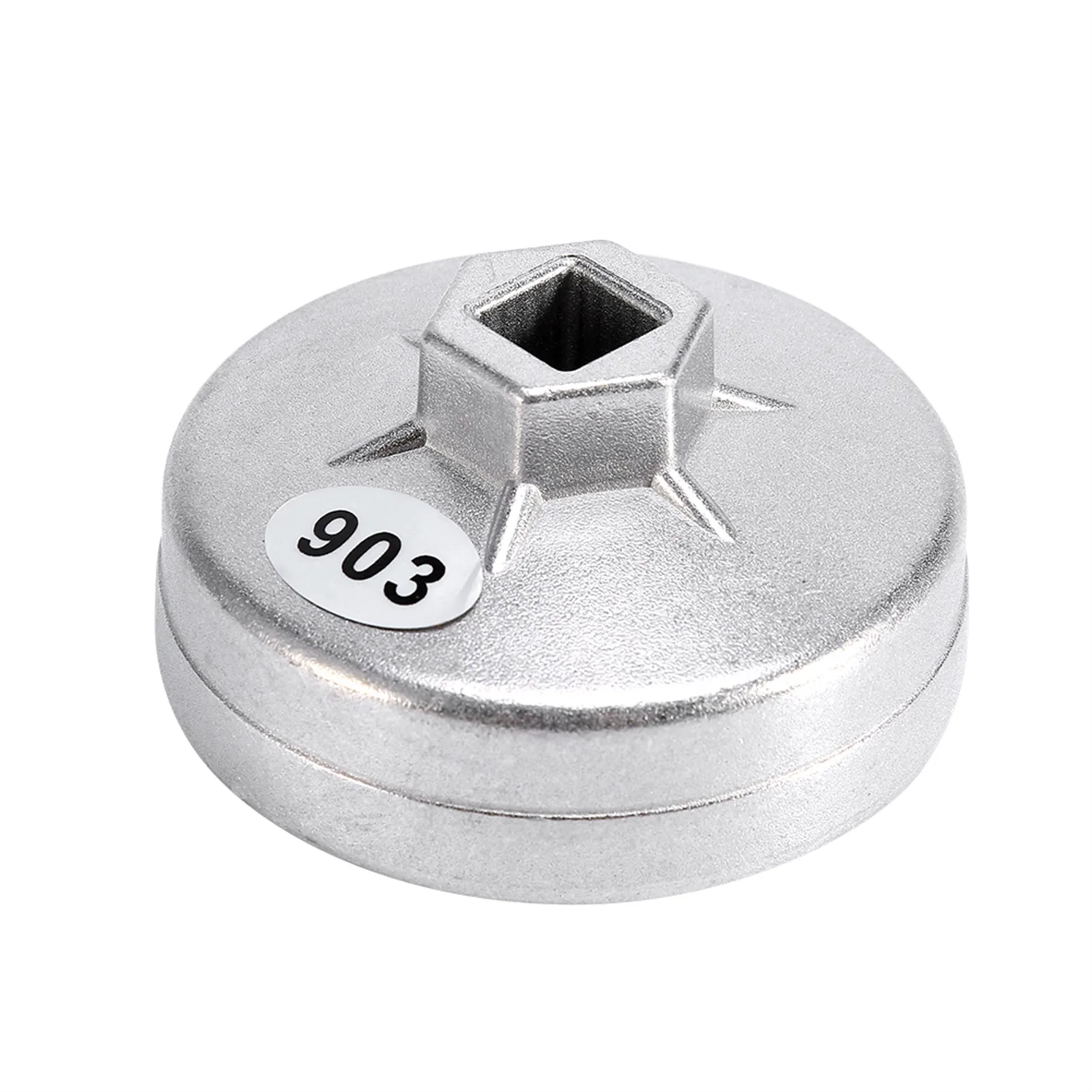 74mm 14 Flute Aluminum Oil Filter Wrench Socket Remover Tool 903 Silver Color for   Benz Socket Remover Tool Auto Tool