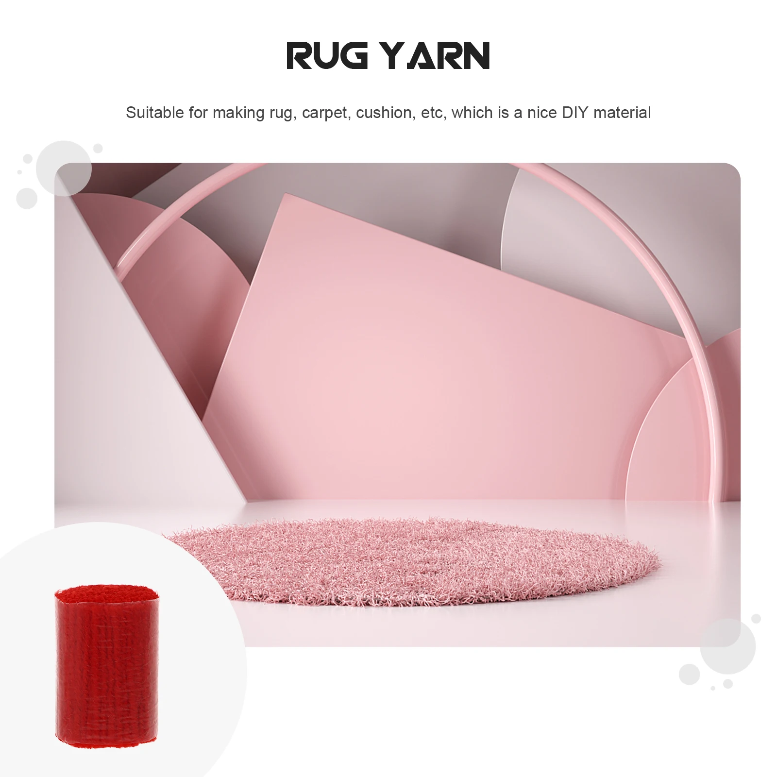 

10 Rolls DIY Carpet Embroidery Yarn Set Acrylic Wool Latch Hook Rug Thread Purple Color 11 Fashionable Craft Material
