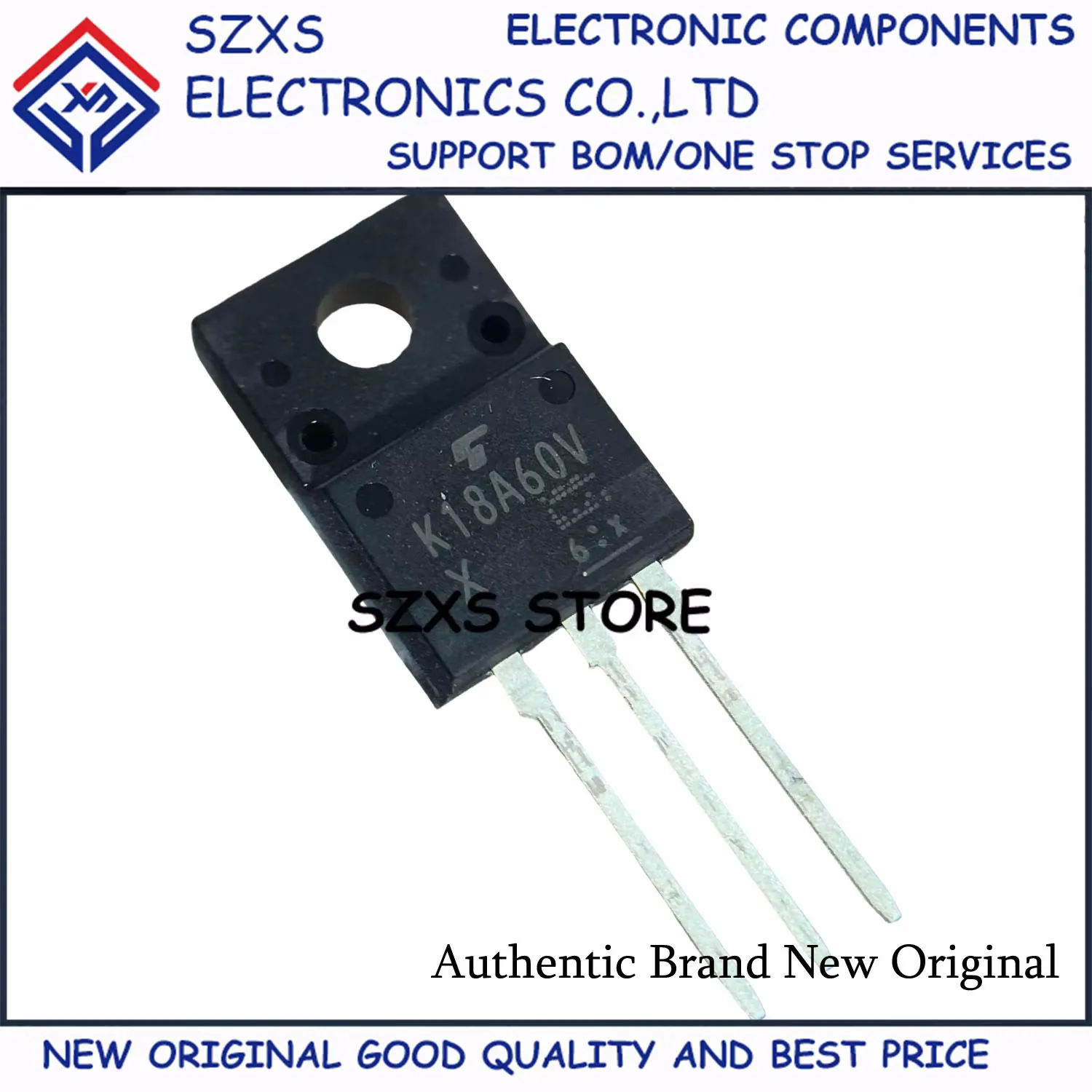 Picture 3: New Original 10Pcs K18A60V TK18A60V K17A65U TK17A65U TO-220F MOSFET Field Effect Transistor In Stock Good Quality
