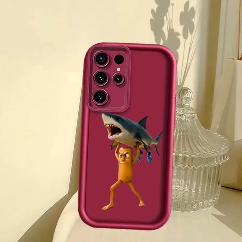 Fashion Cartoon Character Design For Samsung Galaxy S25 S24 S23 S22 S21 Ultra Lite Plus FE Eye Ladder Phone Case Cover