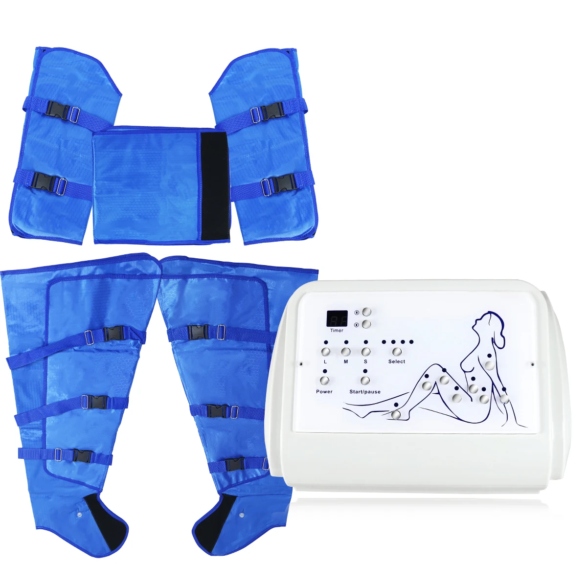 NEWGAGA Luftwellen-Druck, Lymphdrainage, Vakuum-Pressotherapie-Maschine, Muskelentspannung, Bein, Taille, Körpermassage, Luftkompression – Detail 22
