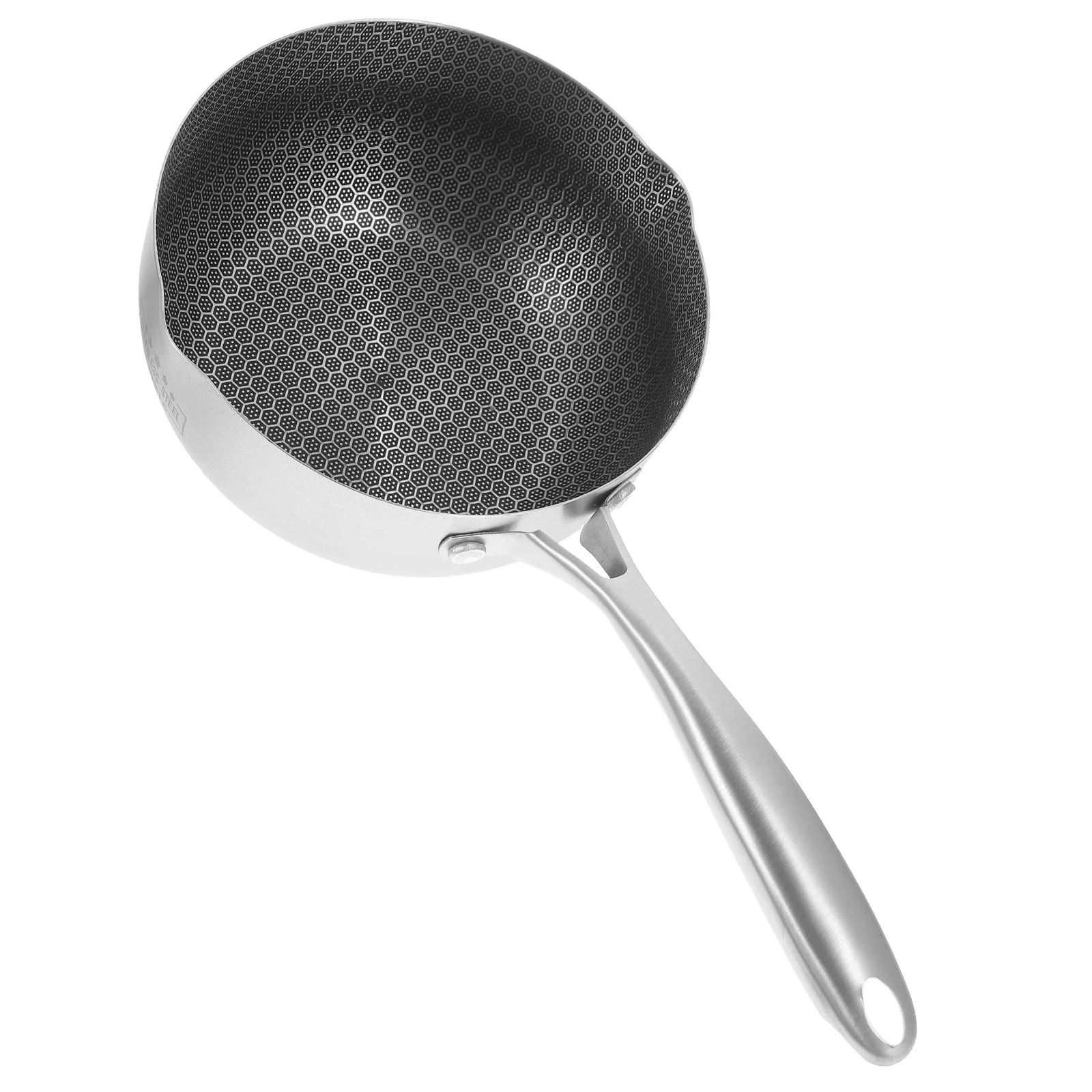 

Stainless Steel Honeycomb Flat Pan 28Cm Non Stick Frying Pan for Eggs Stir Fry Boiling Steaming Deep Fry Kitchen Cookware