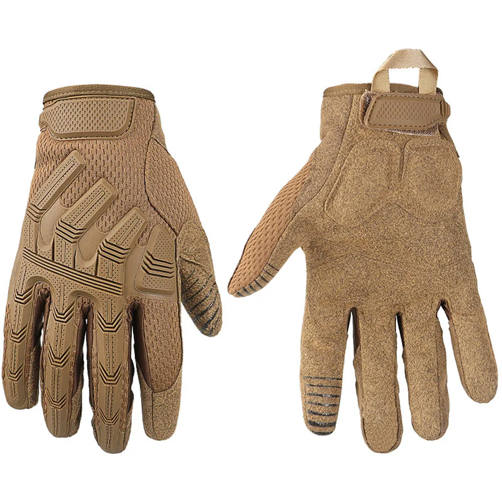 Touch Sceen Taktische Handschuhe männer Paintball Schießen Airsoft Kampf Fahrrad Gummi Schutz Anti-Skid Voll Finger Handschuhe Frauen – Detail 10