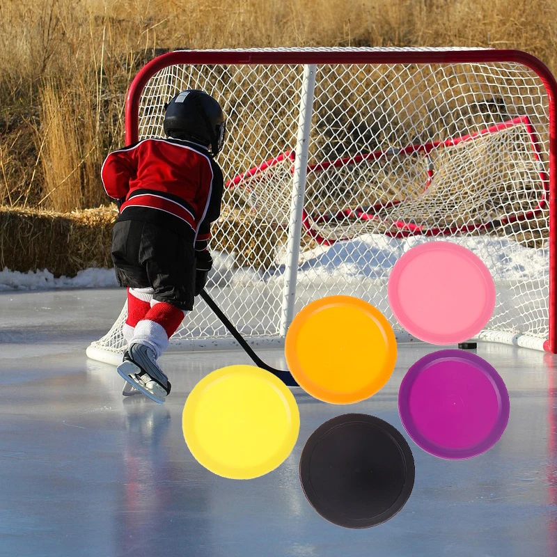 8Pcs 64mm ABS Air Hockey Pucks Air Hockey Children Table Mini Ice Hockey Piece Entertainment Accessories Ball Sport Tools