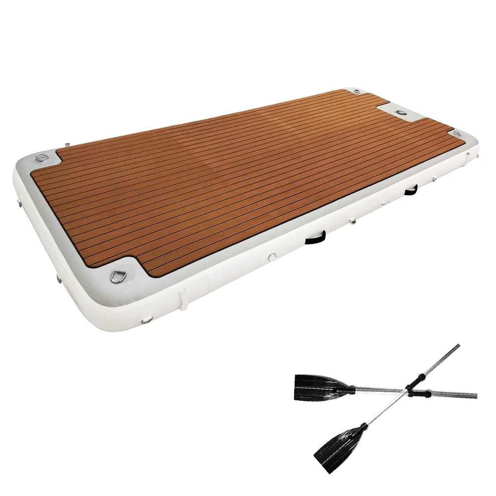 

Изготовленная на заказ заводская надувная платформа для отдыха из ПВХ для гидроциклов и плавающих док-станций, водные развлечения с гарантией 2 года