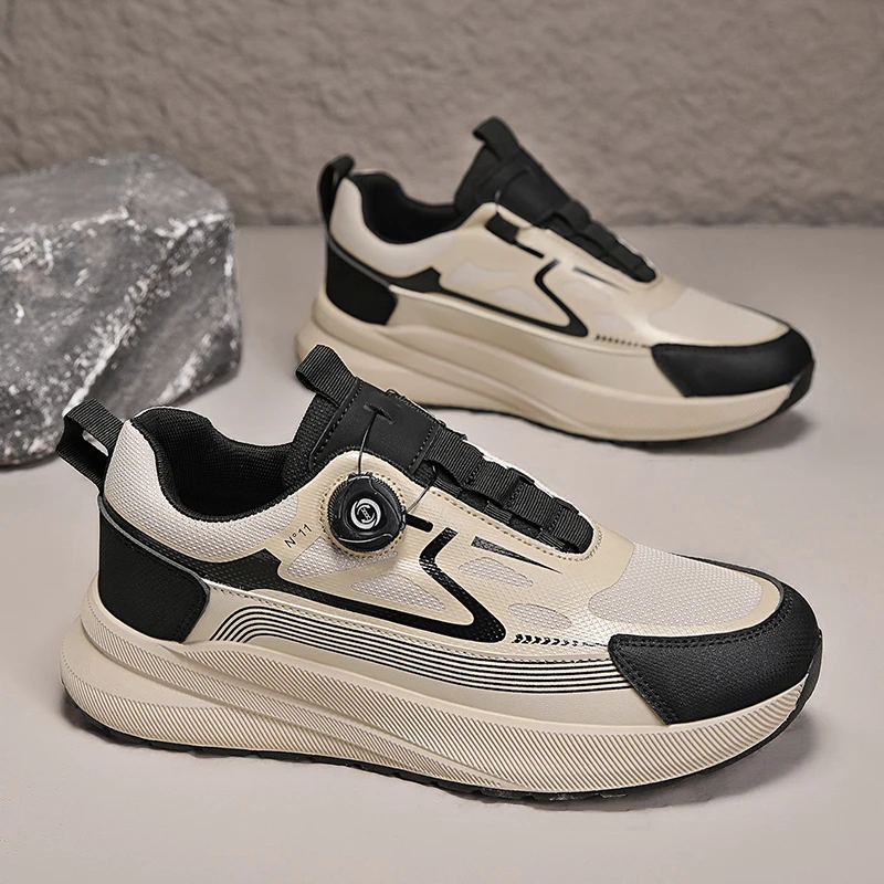 

Модные мужские треккинговые кроссовки с ручкой, спортивная мужская походная обувь на нескользящей платформе, бежевая походная обувь, мужские zapatillas hombre