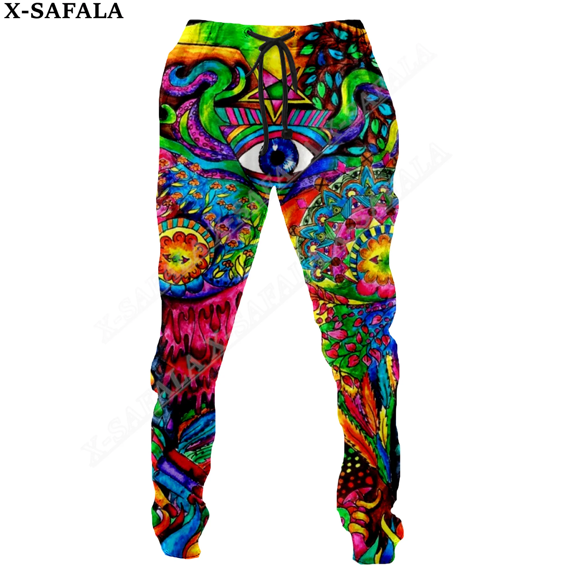 

Trippy Psychedelic Eyes 3D Print Trousers Men Women Sweatpants Drawstring Long Joggers Streetwear Spring Autumn Sports Pants-6