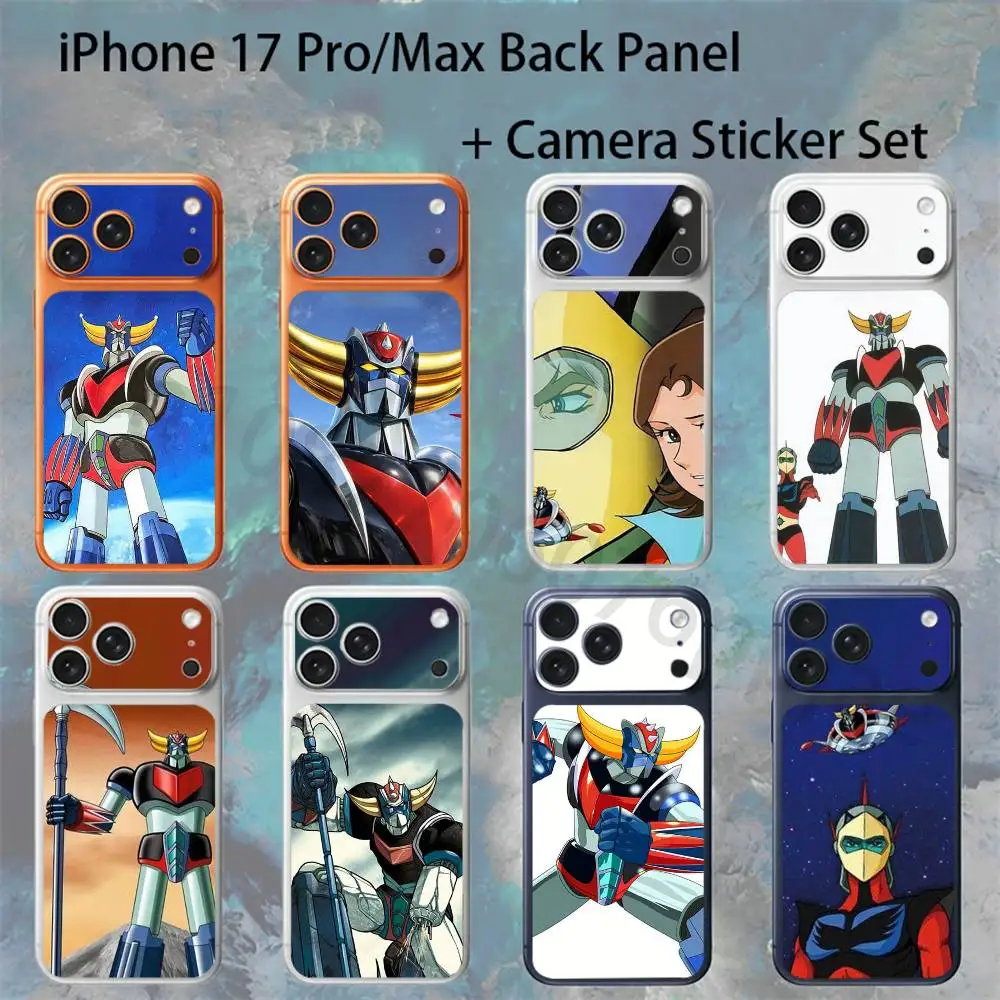 

UFO R-Robot G-Goldorak For iPhone 17 Pro /Max Battry Back Cover with Camera Decal Skin Rear Protective Sticker Film