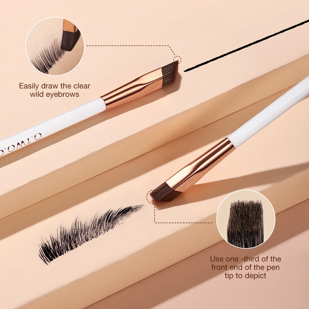 O.TWO.O Wild Eyebrow Brush Small Square Liner Contour Eyeliner Eyeshadow Hairline Artifact Women Cosmetic Makeup Brushes Tools