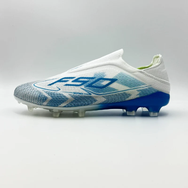 

Men Long Spikes Soccer Shoes Society Cleats Outdoor Football Field Boots Professional Fast Football Shoes Match Sneaker Non-Slip
