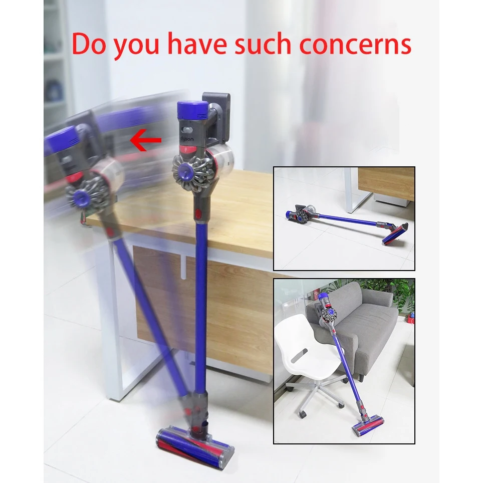 A09G-Bracket Holder Attachment Clip Wall Mount Stand Docks for Xiaomi Dyson V11 V10 V8 V7 Etc Stick Vacuum Cleaner Wand Tube