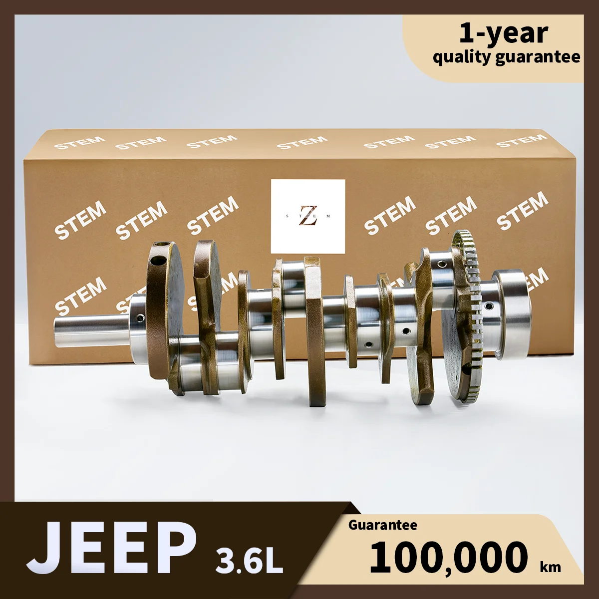 

Alloy Crankshaft 05184249AG Flat Replacement for 3.6L ERB Engines Fits Jeep Wrangler Chrysler Grand Voyager Pacifica