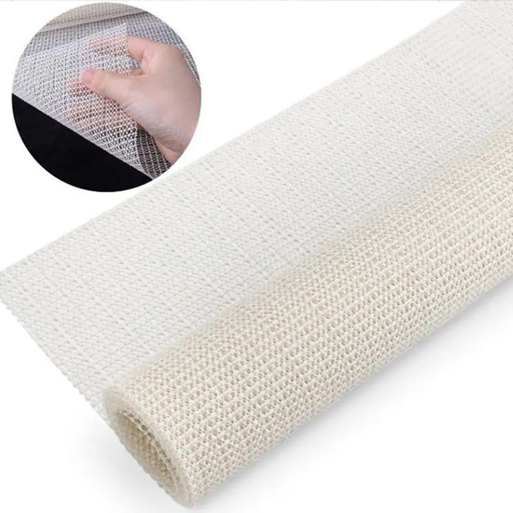 1pc Rug Pad Indoor Floor Carpet Base Non-Slip Mat Underlay Rug Pad Strong Gripper Home Garden Rugs Carpets Rug Pad PVC Anti-Slip