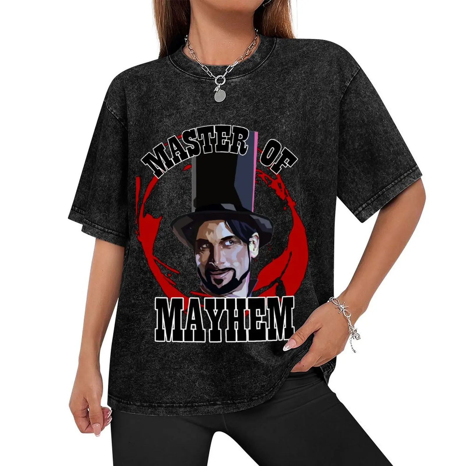 Master Of Mayhem. Julian Slink. Blood Drive T-Shirt graphic tee shirt anime clothes T-shirt men