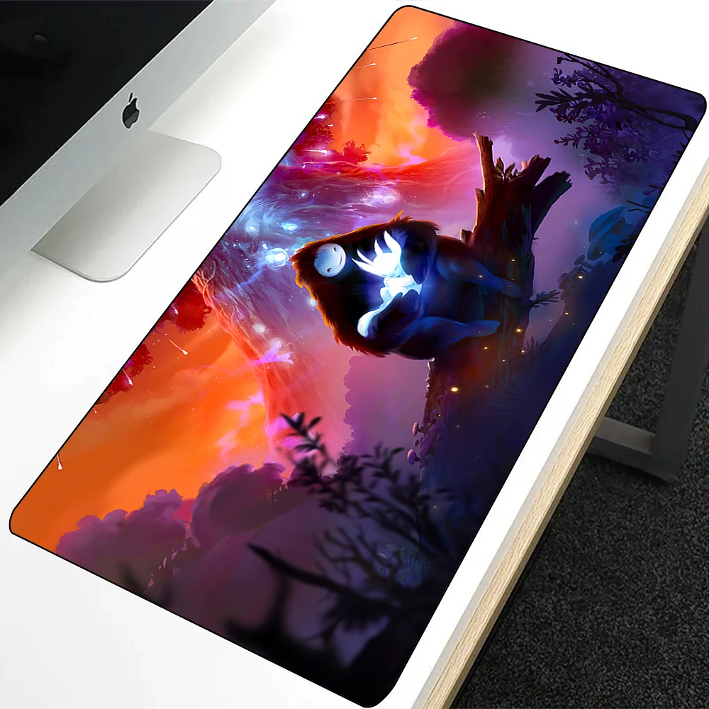 Ori And The Blind Forest Girl Mousepad Printing Computer Gamers Locking Edge Non-slip Mouse Pad XXL90x40cm Keyboard PC Desk Pad