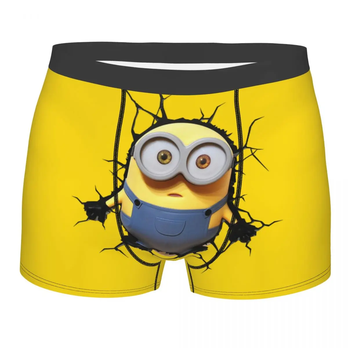

Custom Minions Boxer Shorts For Men 3D Printed Underwear Panties Briefs Stretch Underpants
