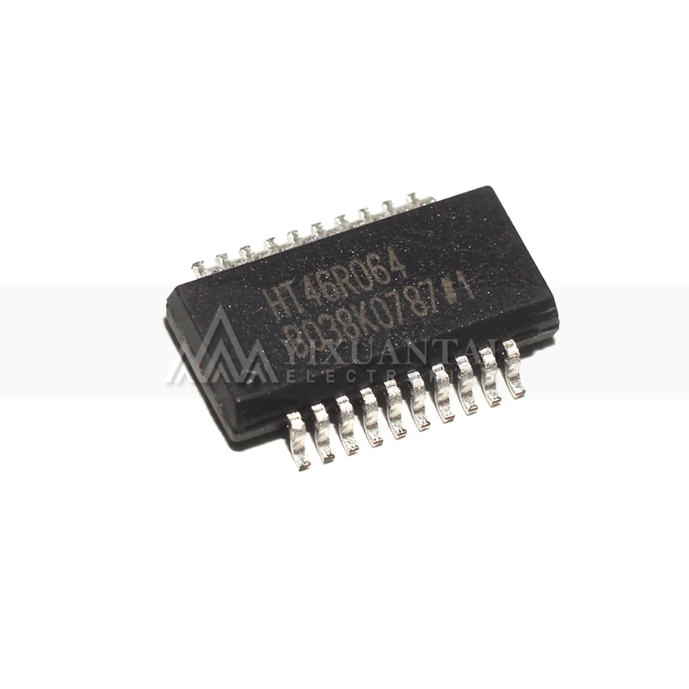 10PCS/LOT NEW Original  HT46R064  Marking:HT46R064 MICROCONTROLLER, 8-BIT, UVPROM, 12MHZ, CMOS, PDSO16 SOP16