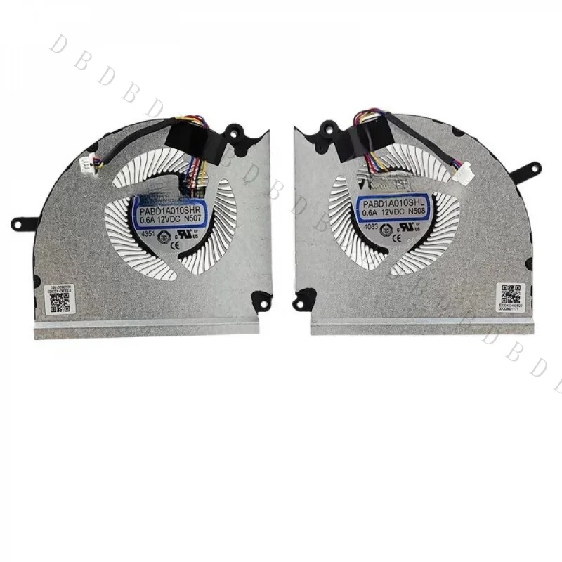 AA+_New CPU GPU Cooling Fan PABD1A010SHL N507 For MSI Raider GE78HX 13VG Vector GP78 MS-17S2 Gaming Laptop Cooler Replacement