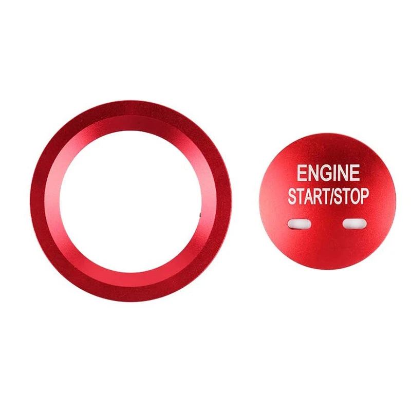 Ignition Button Decals for Chevrolet Chevy Equinox Malibu Sonic Traverse Trax Push Start Stop Stickers Caps