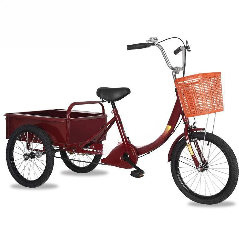 

Middle and the elderly pedal tricycle small delivery