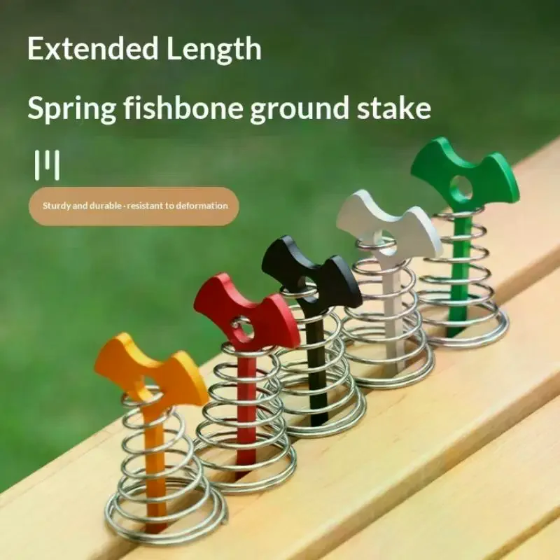Outdoor Camping Decke - 1pcs Adjustable Plank Floor Spring Fishbone