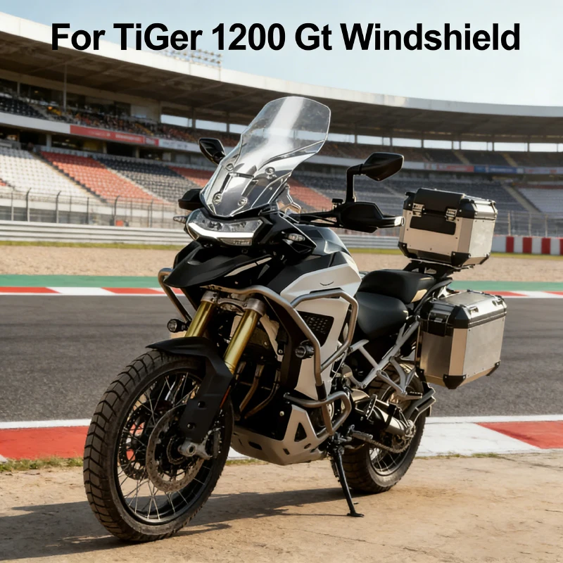 

For Triumph Tiger1200GT Tiger 1200 gt Heightened and modified motorcycle windshield Windscreen Front Glass windproof board