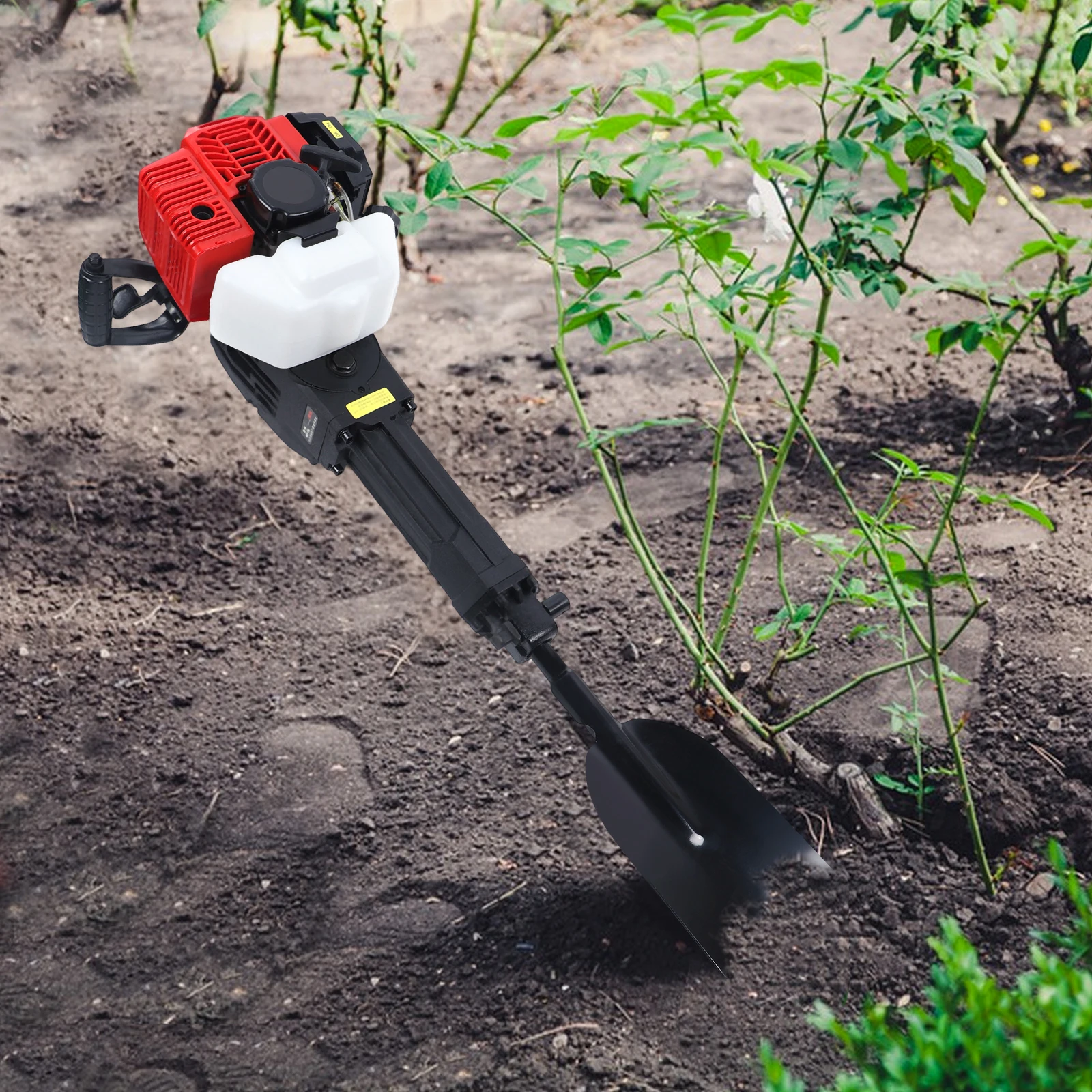 

1900W Digging Machine 52CC Portable Excavator Garden Tree Pit Digger Plant Fence Ground Drill Garden Borer