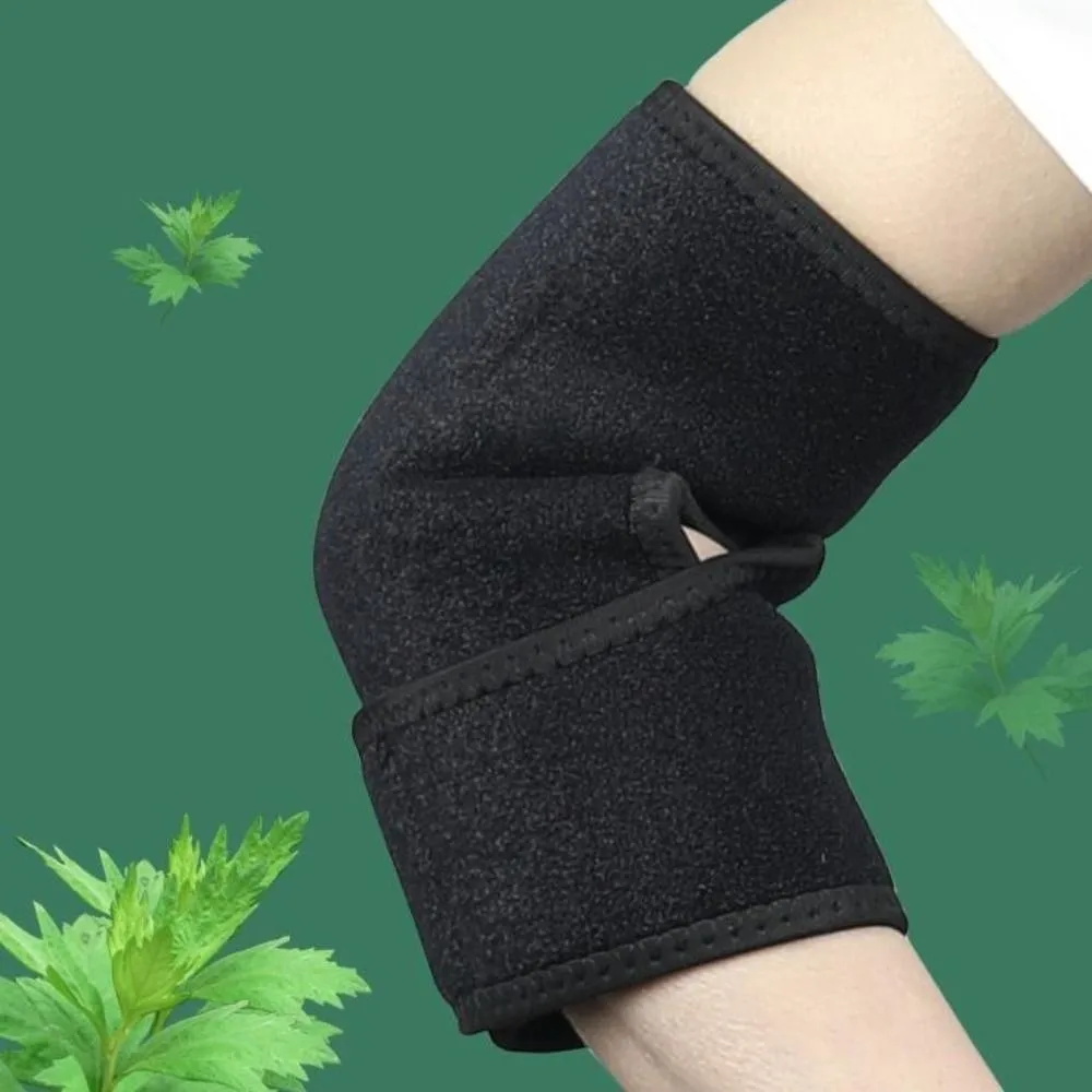 360 °   Funda de soporte para codo con calefacción de cobertura completa, Protector de codo de tela suave y táctil con calefacción Natural, Material transpirable