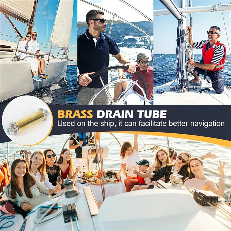 

HRBAJ-1 шт. 1-дюймовый инструмент для развальцовки сливной трубки и 1 шт. латунная сливная трубка для лодок, инструмент для развальцовки болтов Seadog, инструмент для развальцовки