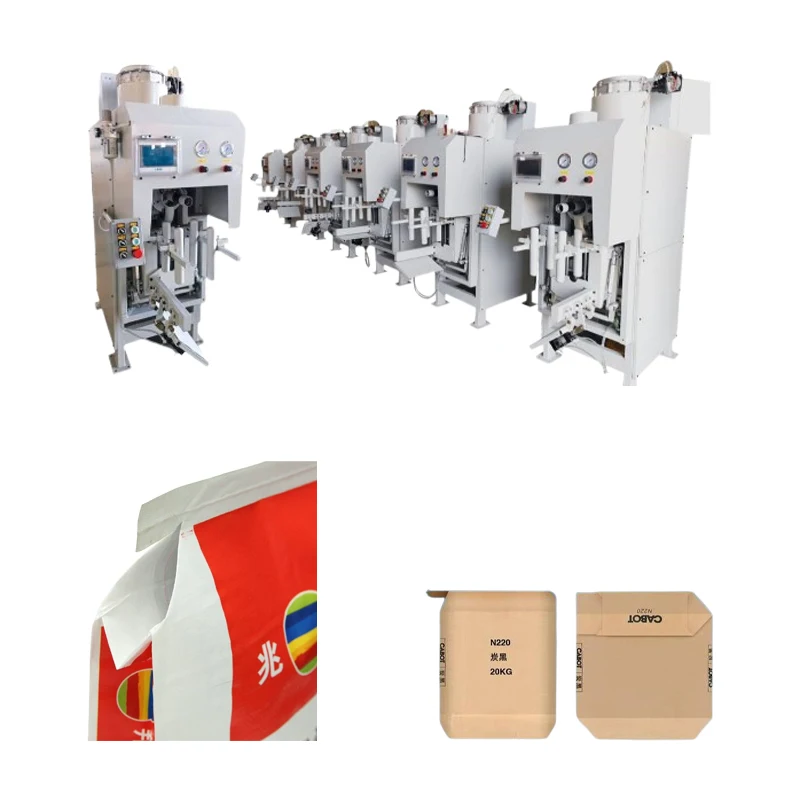 Valve Port Dry Mortar Packing Machine Food Grade Sand Carbon Powder Packer Equipment Paper Bag Filling for Cement Powder
