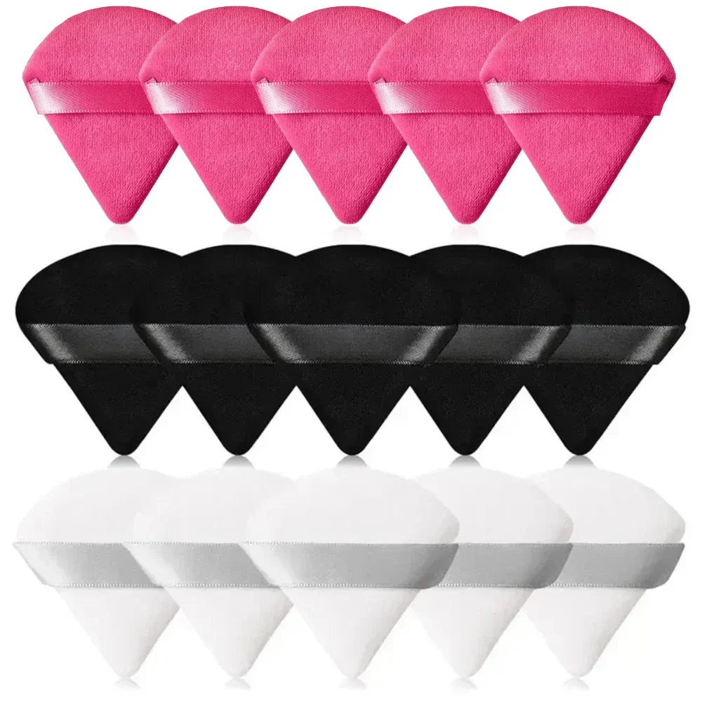 20PCS Puff Triangle Makeup Beauty Sponge Puff Triangle for Powder Makeup Blender Finger Puff Make Up Accessories Cosmetics PF03