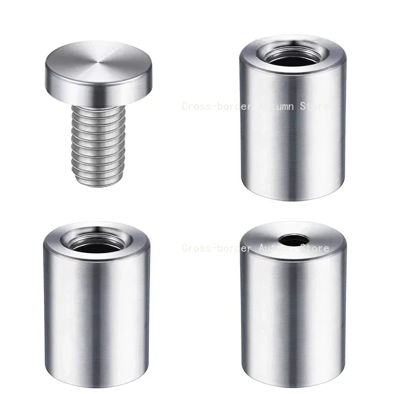 Sign holder screws advertising screws stainless steel wall mounts mounting glass acrylic nails 12*25