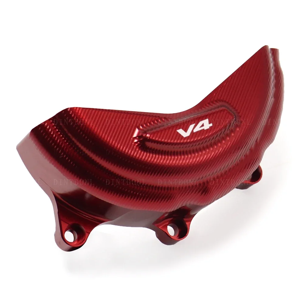 For DUCATI PANIGALE STREETFIGHTER V4 V4S Motorcycle Aluminum Cover Clutch Case 2018-2022 Engine Guard Protector Protection Cap
