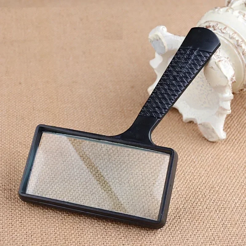 

3.5X Rectangular Magnifying Glasses Handle Magnifier for Reading Loupe Helping Hand Soldering Solder Clamp