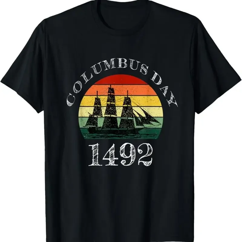 Happy columbus day T Shirt vintage