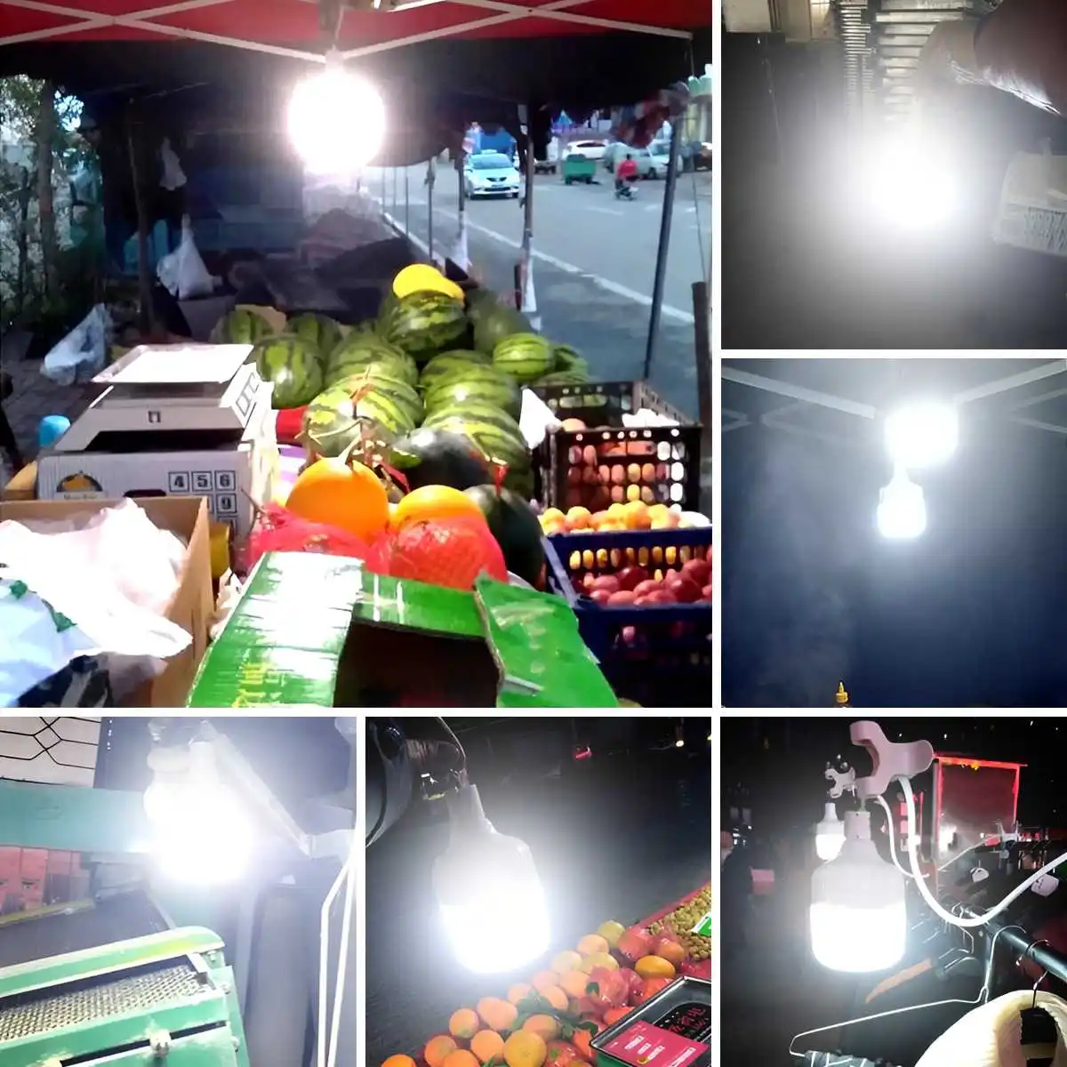 ไฟตั้งแคมป์กลางแจ้ง 3 โหมด USB ชาร์จไฟได้ LED แบบพกพา แขวนได้ ใช้เป็นไฟฉาย สำหรับเต็นท์กลางแจ้ง โคมไฟฉุกเฉิน