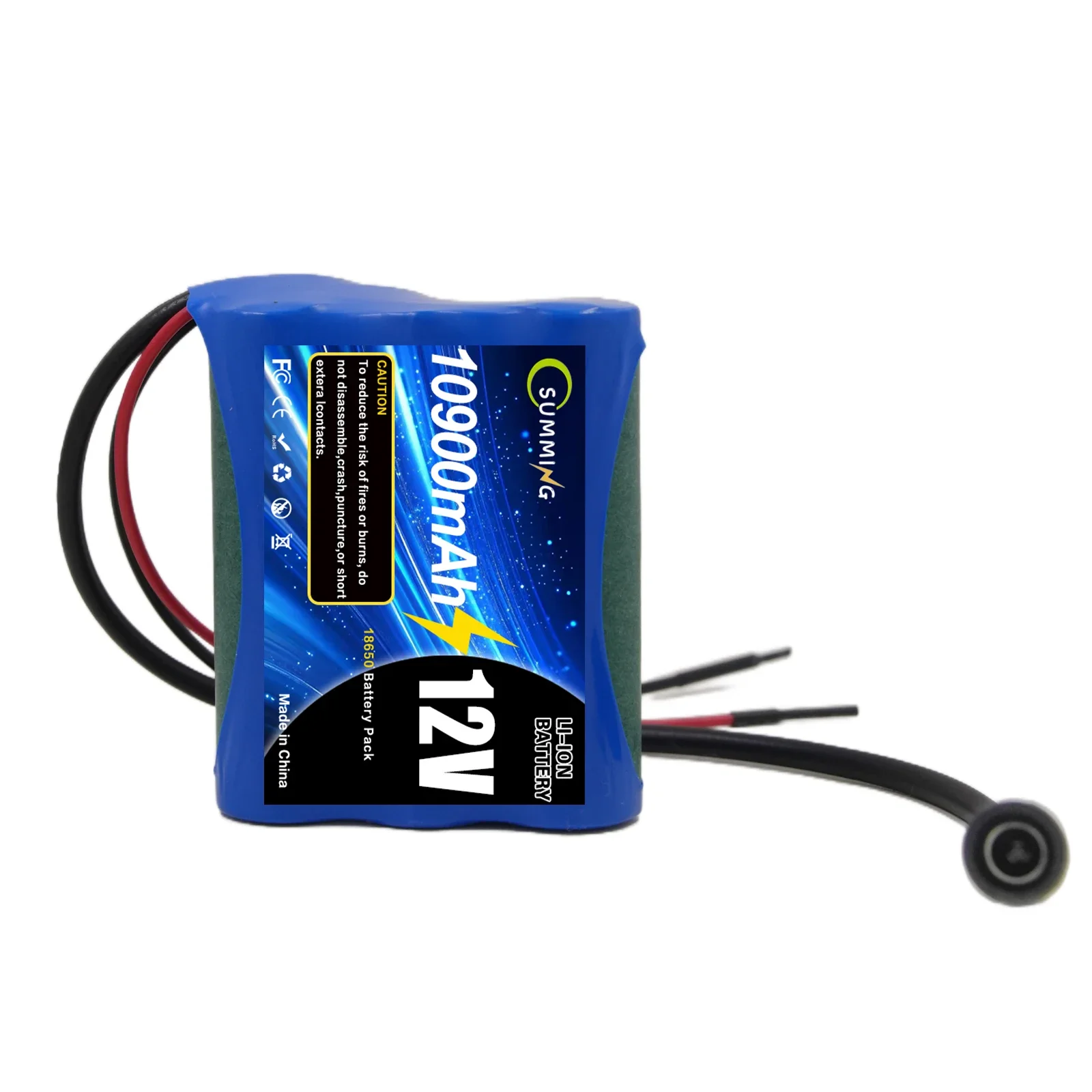 New 12V 10900mAh 3S1P 18650 Lithium Ion Rechargeable Battery Pack 12.6V Protection Board Included with Charger🎈