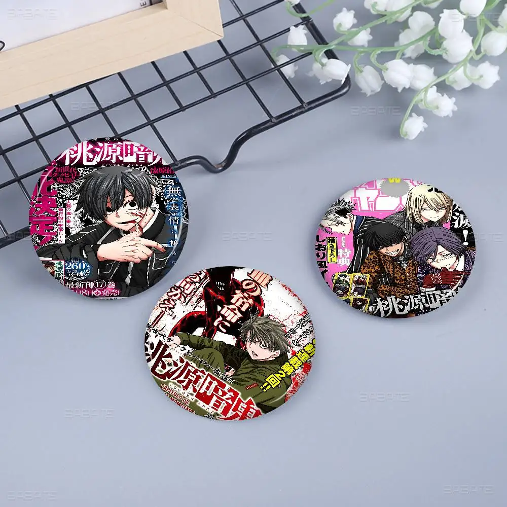 Tougen Anki الظلام شيطان الجنة تخصيص لينة زر دبوس للنساء مجوهرات إبداعية مضحك شارة الكرتون عاشق قبعة #2