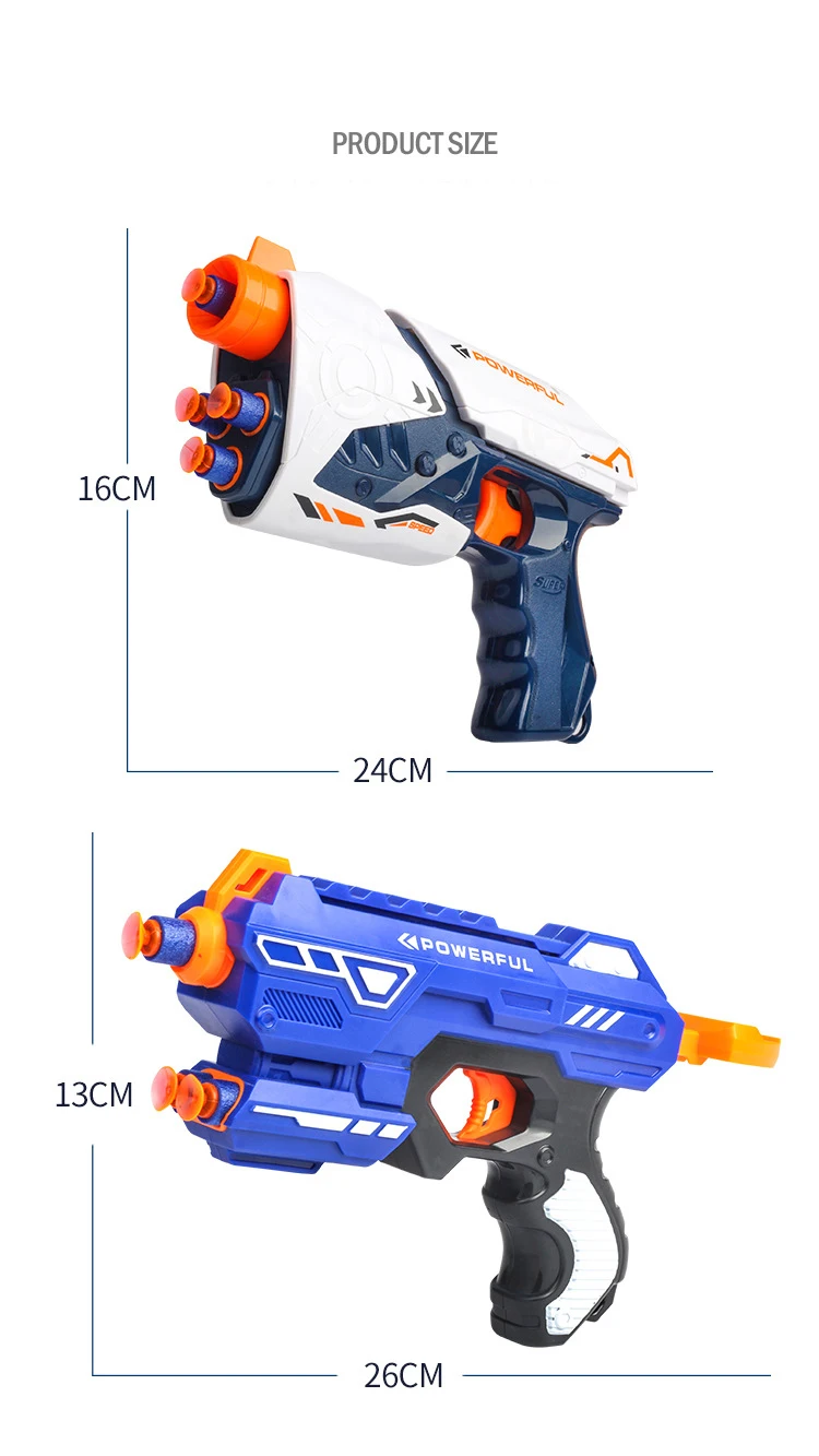 Hot kinderen Handleiding Zachte Kogels Speelgoed Pistool Kits Voor Nerf Darts Speelgoed Pistool Lange Afstand Dart Blaster Kinderen speelgoed Kerstcadeau